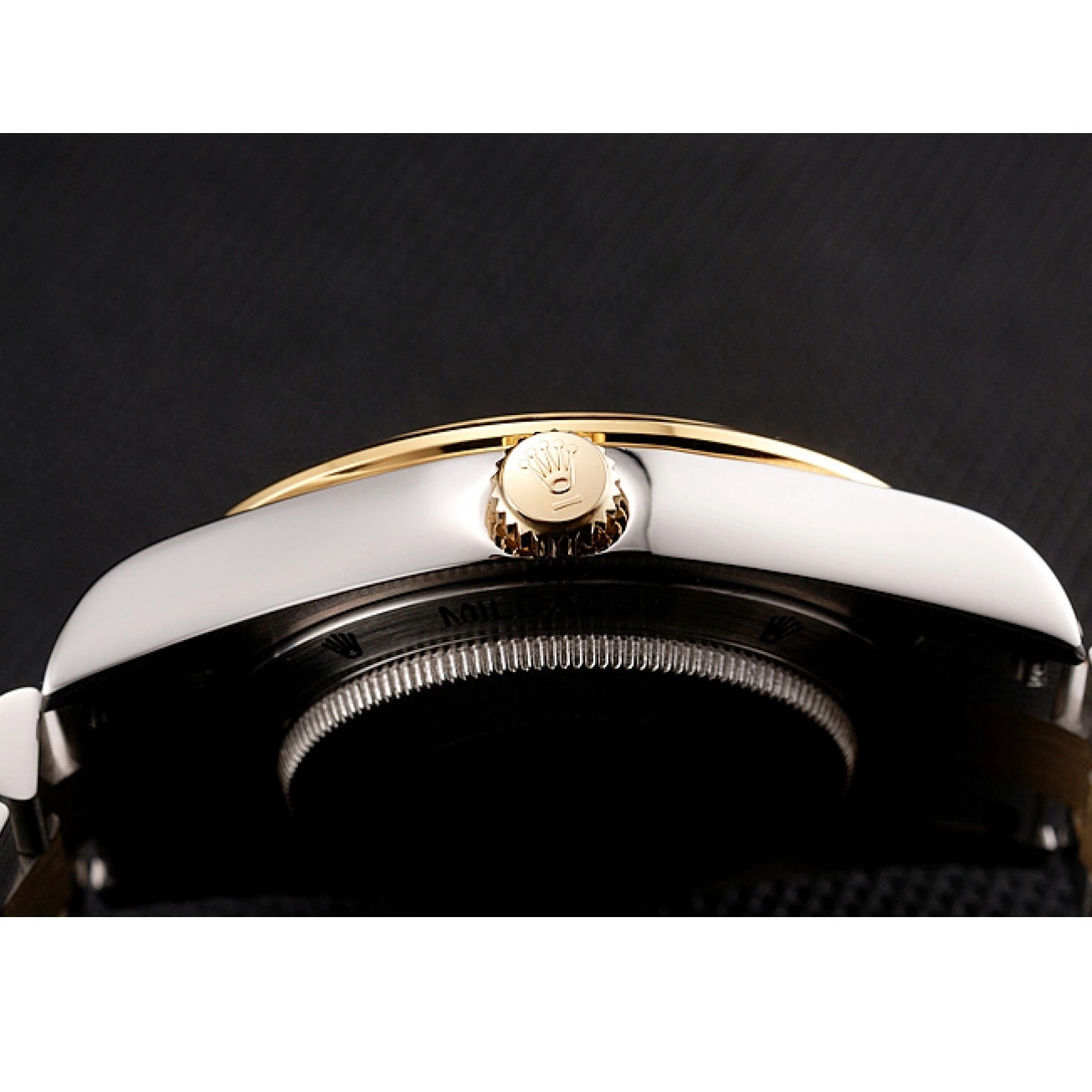 Aaa replica watch Day-Date Swiss Bracelet Dial Two Rolex Bezel 1454103 Tone Champagne Diamond 0607